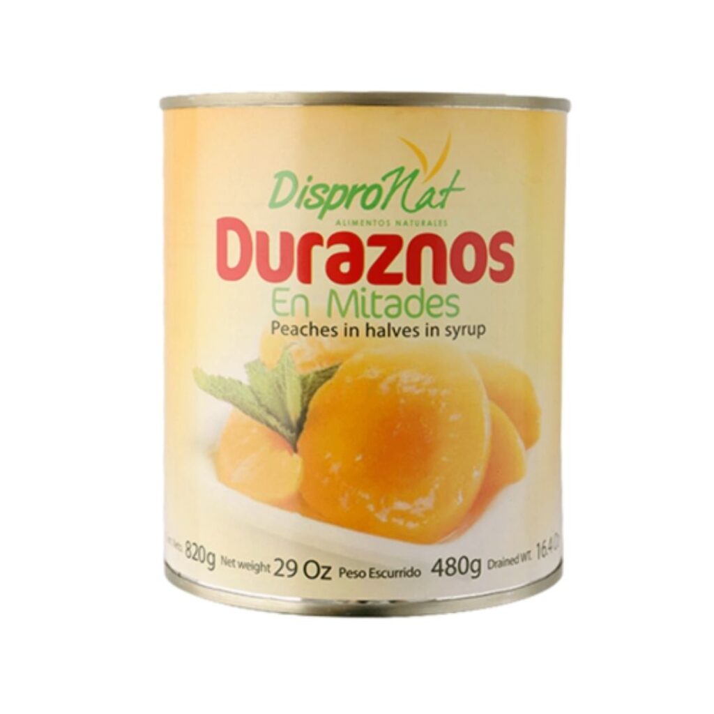 Duraznos en Almibar por 820 gramos